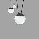 Faro Luminaire à suspension MINE 3 flammes E27 IP20, gris foncé 