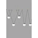 Faro Luminaire à suspension MINE 5 flammes E27 IP20, gris foncé 