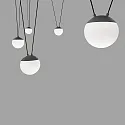 Faro Luminaire à suspension MINE 5 flammes E27 IP20, gris foncé 