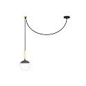 pendant luminaire MINE E27 IP20, dark grey 