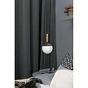 Faro Luminaire à suspension MINE E27 IP20, gris foncé 