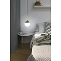 Faro Luminaire à suspension MINE E27 IP20, gris foncé 