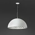 Faro Luminaire à suspension MAGMA E27 IP20, gris, blanc mat 