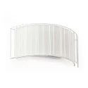 Luminaire mural LINDA à 2 flammes E27 IP20, beige, blanc mat 