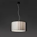 pendant luminaire LINDA E27 IP20, beige, black matt 