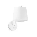 Luminaire mural BERNI E27 IP20, blanc mat 