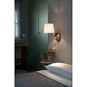 Faro Luminaire mural BERNI E27 IP20, nickel satiné 