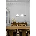 Faro Luminaire à suspension LE VITA LED IP20, noir mat 