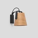 Faro Luminaire mural STOOD E27 IP20, noir mat 