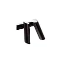 wall luminaire LINK 2 flames GU10 IP20, black matt 