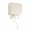 Luminaire mural VESPER E14 IP20, blanc mat 