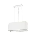 Luminaire à suspension VESPER à 2 flammes E27 IP20, blanc mat 