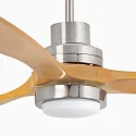Faro Ventilateur plafonnier LANTAU L avec télécommande IP20, nickel mat, pin