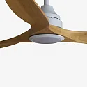 Faro Ventilateur plafonnier ALO CCT avec télécommande IP20, blanc mat, pin