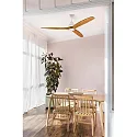Faro Ventilateur plafonnier ALO CCT avec télécommande IP20, blanc mat, pin