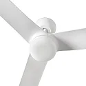Faro Ventilateur plafonnier PUNT M avec télécommande IP20, blanc mat