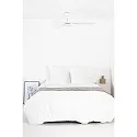 Faro Ventilateur plafonnier PUNT M avec télécommande IP20, blanc mat