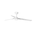 Faro Ventilateur plafonnier PUNT M avec télécommande IP20, blanc mat