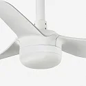Faro Ventilateur plafonnier MINI PUNT S avec télécommande IP20, blanc mat gradable