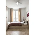 Faro Ventilateur plafonnier MINI PUNT S avec télécommande IP20, blanc mat gradable
