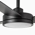 Faro Ventilateur plafonnier BARTH avec télécommande IP20, noir mat