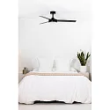 Faro Ventilateur plafonnier BARTH avec télécommande IP20, noir mat