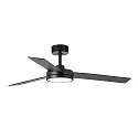 Faro Ventilateur plafonnier BARTH avec télécommande IP20, noir mat