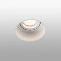 Faro Plafonnier encastré HYDE R GU10 IP20, blanc mat 