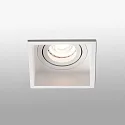 Faro Plafonnier encastré HYDE SQ GU10 IP20, blanc mat 