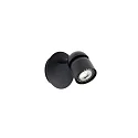 wall luminaire COCO GU10 IP20, black matt 
