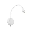 Luminaire mural LOKE LED IP20, blanc mat 