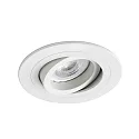 Plafonnier encastré RADON R GU10 IP20, blanc mat 