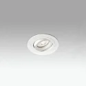 Faro Plafonnier encastré RADON R GU10 IP20, blanc mat 