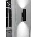 Faro Luminaire mural STAN 2L haut bas GU10 IP20, noir mat 