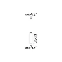 Faro pendant luminaire STAN GU10 IP20, white matt 