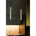 Faro Luminaire à suspension STAN GU10 IP20, or, satiné 