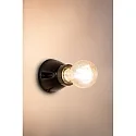 Luminaire mural KERA E27 IP20, noir brillant 