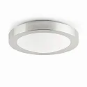 Luminaire de salle de bain LOGOS E27 IP44, gris, nickel satiné 