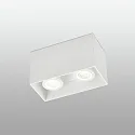 Faro Luminaire de plafond TECTO à 2 flammes GU10 IP20, blanc mat 