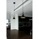 Faro Luminaire à suspension PAM LED IP20, noir 