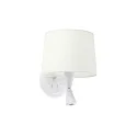 Luminaire mural CONGA E27 IP20, blanc mat 