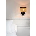 Faro wall luminaire MAMBO E27 IP20, black matt 
