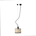 Luminaire à suspension MAMBO E27 IP20, noir mat 