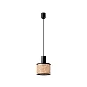 Luminaire à suspension MAMBO E27 IP20, noir mat 