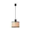 Luminaire à suspension MAMBO E27 IP20, noir mat 