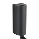 Faro Luminaire mural RON E27 IP20, gris foncé, blanche 