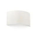 Luminaire mural COTTON à 2 flammes, semi-circulaire E27 IP20, blanc mat 