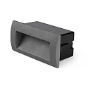 Faro Luminaire d'encastrement mural  SEDNA RCT angulaire, indirect, commutable IP65, gris foncé 