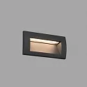 Faro Luminaire d'encastrement mural  SEDNA RCT angulaire, indirect, commutable IP65, gris foncé 