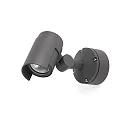Luminaire mural d'extérieur FOC 150 LED IP65, gris foncé 
